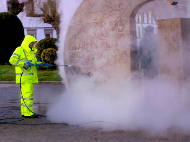 Pressure Washing Brick in Spearman, TX